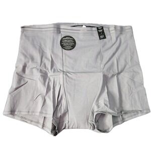 New Torrid Sz 3 (3X) Gray Leakproof Cotton Knit High Rise Shorty Panty Panties